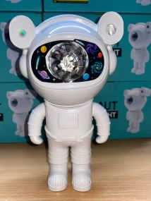 Astronaut Проектор галактики лазерный Астронавт-космонавт, звездное небо на потолке с пультом Белый