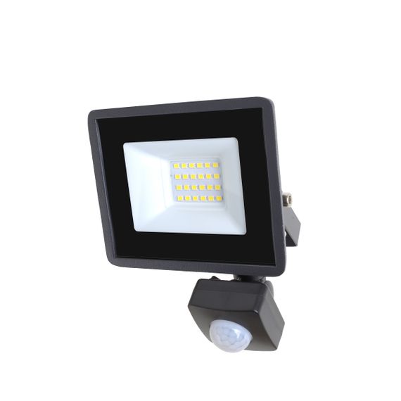 Прожектор светодиодный с датчиком движения HL-19P/15W CW IP65
