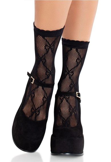 Носочки Leg Avenue Bow Net Anklets Sex Aura | Зображення 1