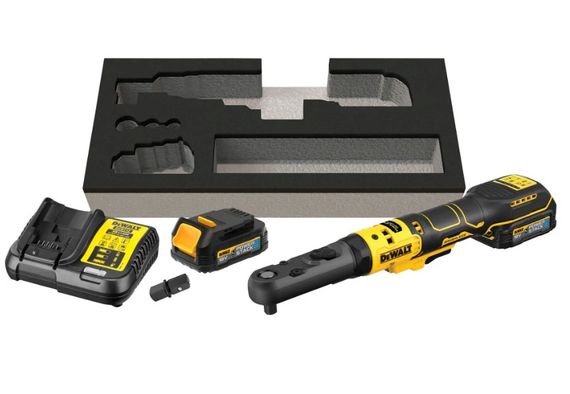 Гайкокрут кутовий - ключ-храповик акумуляторний DeWalt з АКБ та ЗП DCF510E2G | Зображення 4