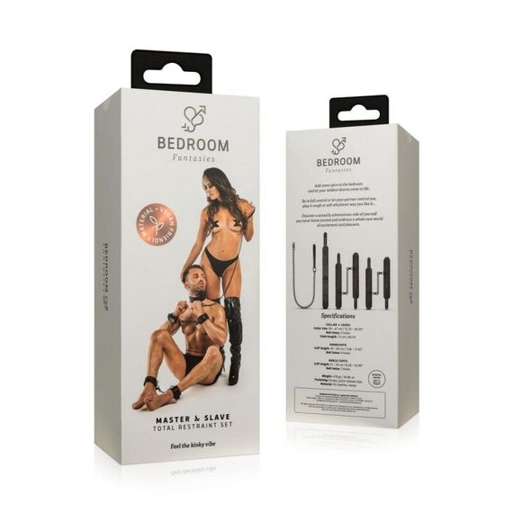 Набір для BDSM Bedroom Fantasies: Master & Slave Total Restraint Set | Зображення 8
