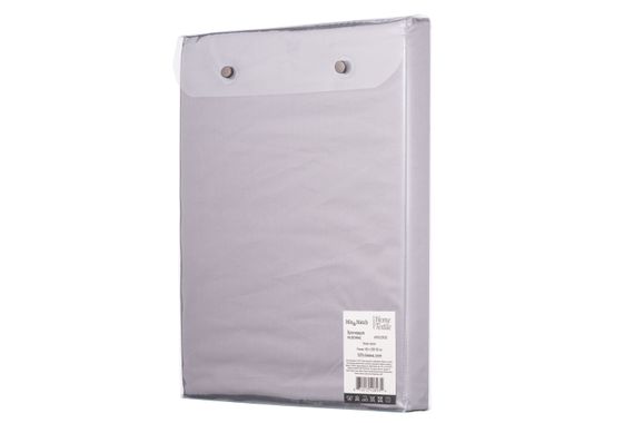 Простирадло на резинці Ardesto Mix&Match, 160х200+30см, 100% бавовна, сатин, сірий (ART1620FSD) | Зображення 4