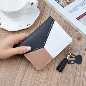Женский кошелек Zoukane  12*9*1.8cm Черный (sv0172bl)