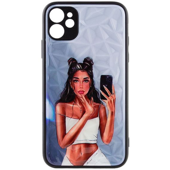 TPU+PC чехол Prisma Ladies для Apple iPhone 11 (6.1") TPU+PC, Black in White | Зображення 1