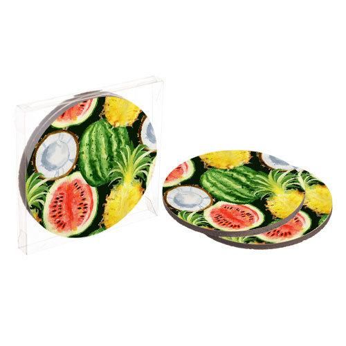 Підставки під гаряче Coaster Соковиті фрукти (корок) 10 см