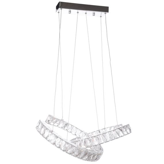 Люстра подвесная хрустальная LED 42W WW+NW+CW CH (BL-365S/2)