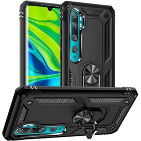 Ударостійкий чохол Serge Ring магнітний тримач для Xiaomi Mi Note 10 / Note 10 Pro / Note 10 Lite Black