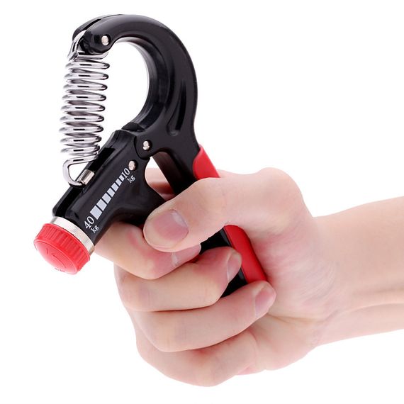 Еспандер кистьовий Power System PS-4021 з регульованим навантаженням 10-40 кг. Power Hand Grip Black | Зображення 4