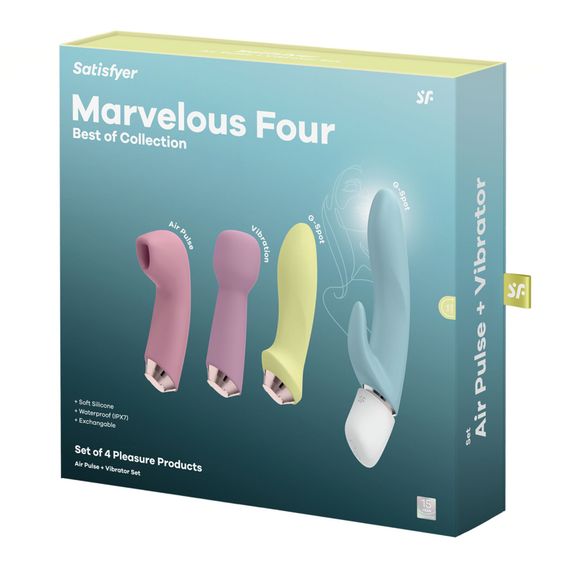 Подарочный набор секс-игрушек Satisfyer Marvelous Four | Зображення 6