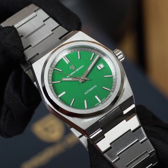 Чоловічий годинник Pagani Design PD-1753 Silver-Green | Зображення 6