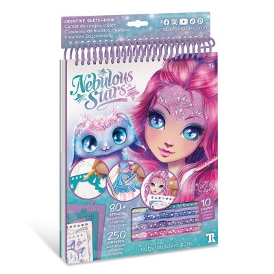 Набор для творчества Nebulous Stars Скетчбук Кристалія. Мотиви самоцвітів (11140)