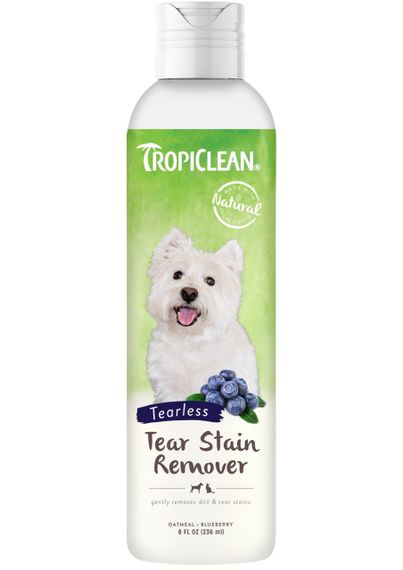 Гель для усунення слізних плям на морді у собак та котів TropiClean Tear Stain Remover, 236 мл