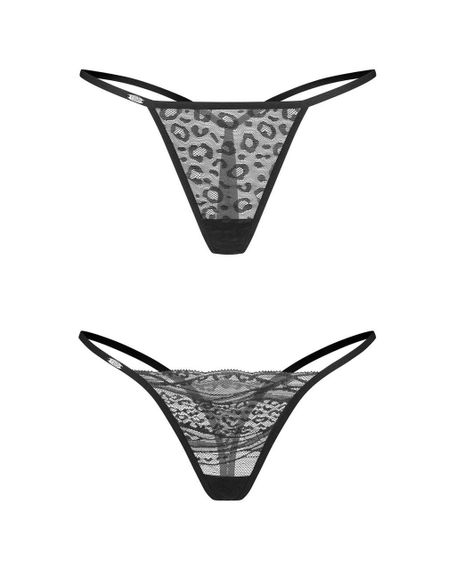 Набір трусиків Obsessive Clara 2-pack thong 2XL/3XL Sex Aura | Зображення 4