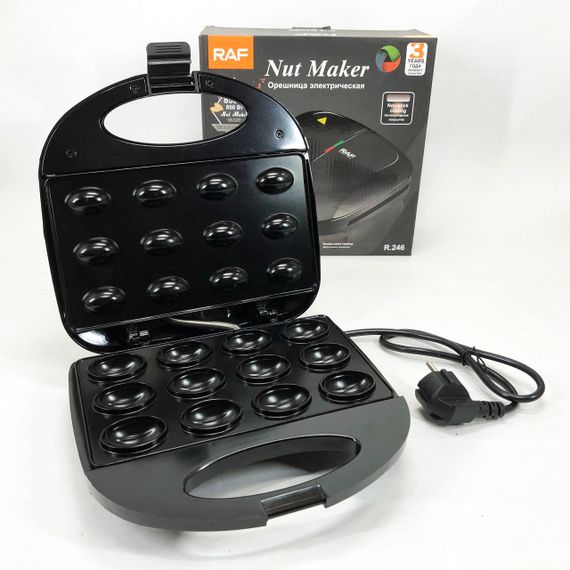 Функціональна вафельниця RAF R.246 750 Вт, Електронна вафельниця, Електровафельниця для тонких вафель IR-84 | Зображення 5