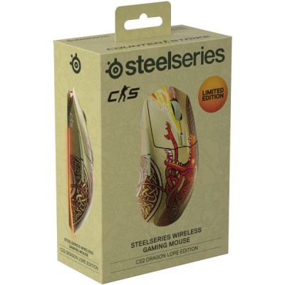 Мышка SteelSeries CS2 Dragon Lore Edition RGB Wireless/Bluetooth (62614) | Зображення 6
