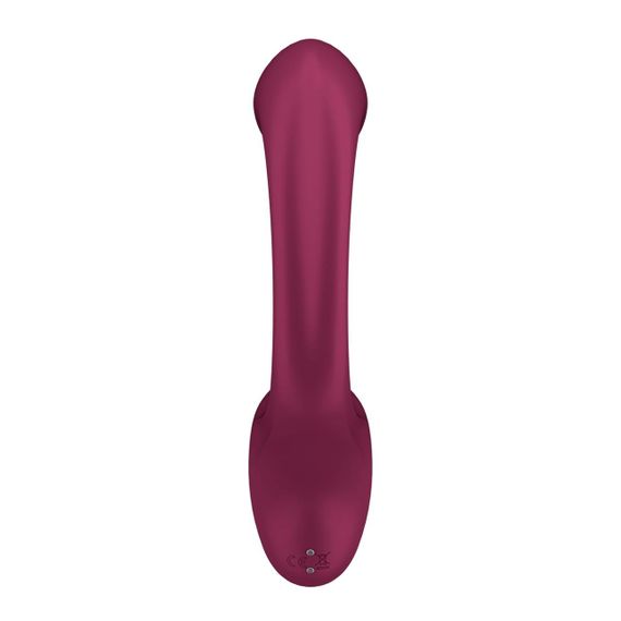 Вагінально-кліторальний вібратор Satisfyer G for Goddess 2 Wine Red, 2 мотори Sex Aura | Зображення 3