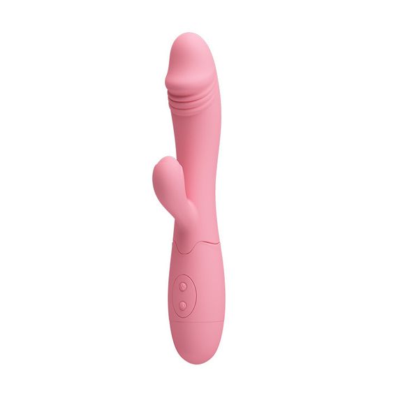 Вибратор Snappy Светло-розовый, 30 функций вибрации Sex Aura | Зображення 2