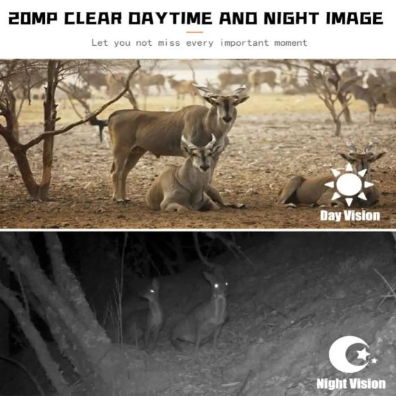 Нагрудна боді-камера Фотолівичка PR700PRO мисливська камера P66 12mp з екраном і нічним баченням | Зображення 5