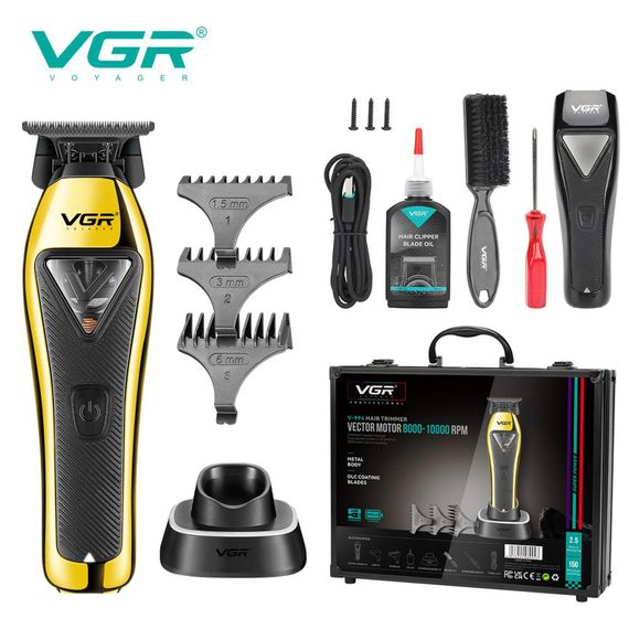 Домашние машинки для стрижки VGR V-994, Мужской набор для стрижки волос аккумуляторный PF-31 | Зображення 4