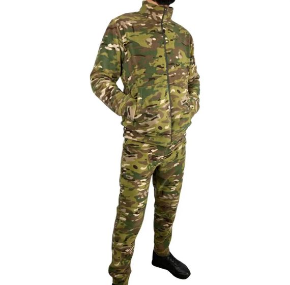 Тактичний флісовий костюм розмір 44/46 мультикам