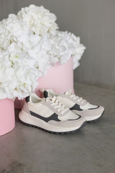 Кросівки жіночі 591569 Молочні сірі 36 37 38 39 40 41 | Зображення 7