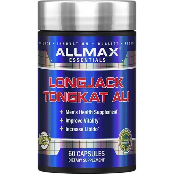 Репродуктивное здоровье мужчин AllMax Longjack Tongkat Ali, 60 Capsules
