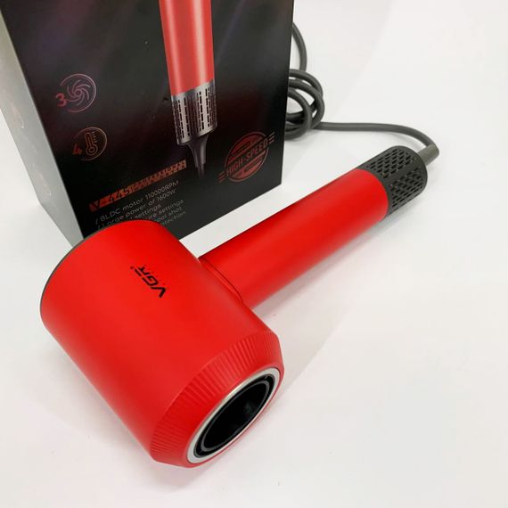 Потужний фен для волосся VGR V-445, Професійний фен для укладання волосся з насадкою JY-57 | Зображення 5