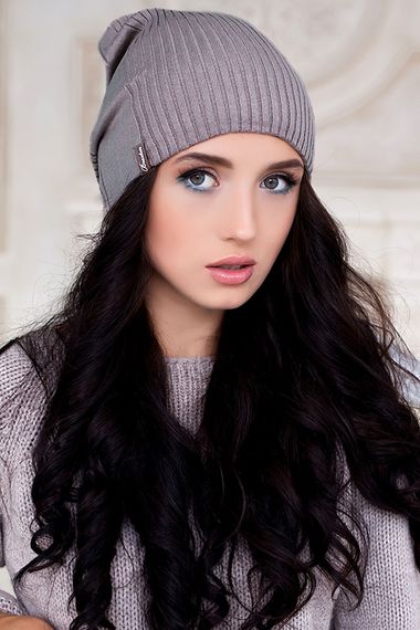 Шапка-колпак «Либерти» темный кофе