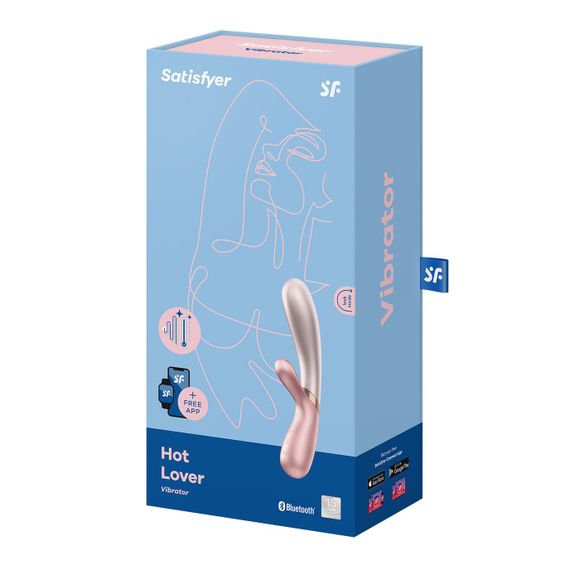 Смарт вібратор-кролик із підігрівом Satisfyer Hot Lover Pink | Зображення 5