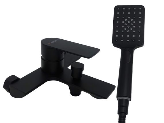 Змішувач для ванни латунь AIM чорний матовий DG01130 (matte black)