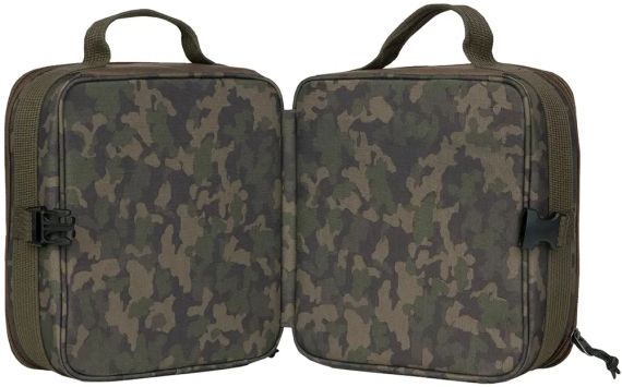Сумка Shimano Sync X Large Accessory Case для коропових аксесуарів Green camouflage | Зображення 1