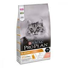 PRO PLAN® ELEGANT (Про План Елегант). Сухий повнораціонний корм для дорослих котів з чутливою шкірою, з лососем 10 кг