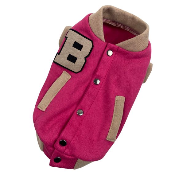 Бомбер малина беж Y-278 | Зображення 1