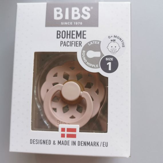 Соска пипка Bibs 0-6 міс Boheme blush