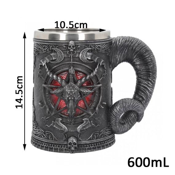Кухоль Чашка Бафомет Вікінгневаnderternamer 3D Мелот Тора Зірка Гра Престолів Game Of Thrones | Зображення 1
