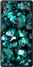 Чехол на Sony Xperia Z3 dual D6633 Кристаллы 2 "3674u-59-17620"