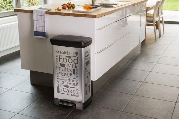Контейнер для сміття з педаллю Curver (Курвер) Deco bin 50 л (02162-01) Кухня | Зображення 6