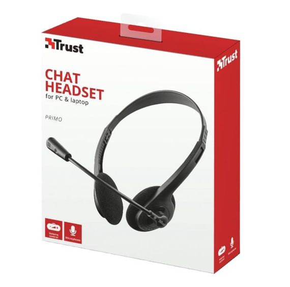 Гарнитура для ПК Trust Primo Chat 3.5mm Black (21665_TRUST) | Зображення 6