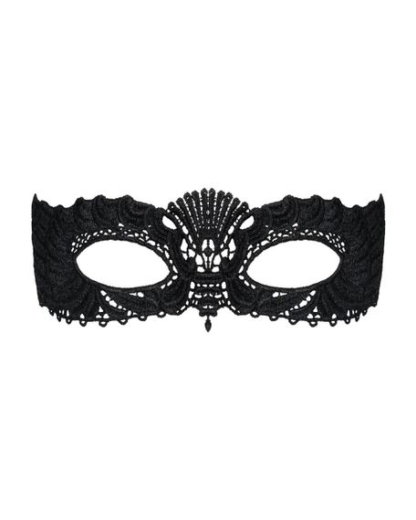 Мереживна маска Obsessive A700 mask, єдиний розмір, чорна sexstyle | Зображення 1