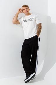 Спортивні штани прямі чоловічі LAWA MBC02356 3XL Чорний shop (2000990816313)