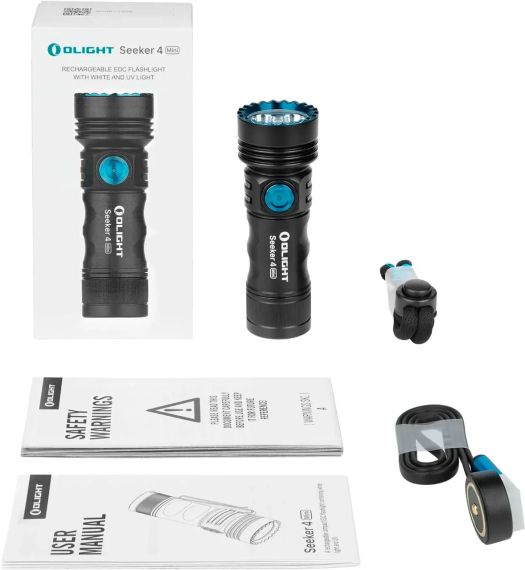 Ліхтар Olight Seeker 4 Mini Neutral White Black | Зображення 8
