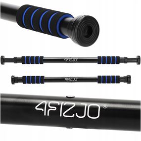 Турнік розсувний 4FIZJO Basic 61.5-100 см Black/Blue (P-5905973402705)