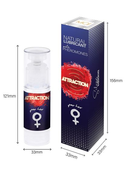 Гель лубрикант з феромонами для жінок Mai - Attraction Natural Lubricant with pheromones for Her, 50 ml sexstyle | Зображення 9