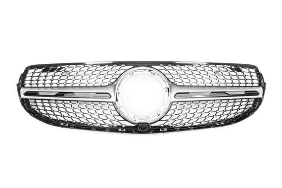 Передня решітка Diamond Silver (2020-2023) для Mercedes GLC coupe C253 | Зображення 1