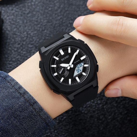 Skmei 2091BKWTWT Black-White White | Зображення 2