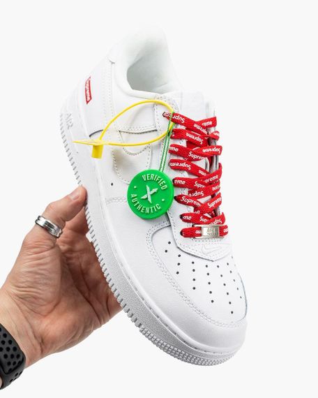 Кросівки Air Force 1 '07 Supreme "White" весна / літо / осінь 0385 37 23.5 см | Зображення 6