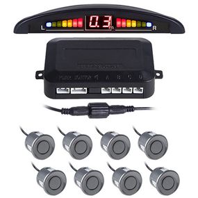 Паркувальна система Pulso LP-10180/LED/8 датчикiв D=22мм/конектор/grey