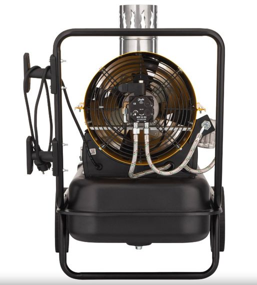 Теплова гармата 2E дизельна 30,0 кВт, площа обігріву 400 кв.м., жовтий (2E-DHI30780) | Зображення 8