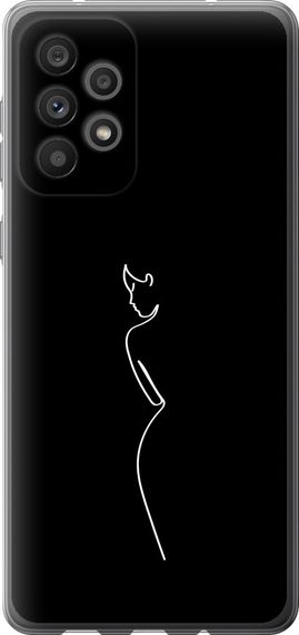 Чехол на Samsung Galaxy A73 A736B Силуэт1 "4590u-2586-17620"