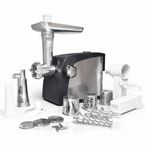 Електром'ясорубка Crownberg CB-4216 3200Вт м'ясорубка соковитискач з терками для овочів та реверсом OA-15